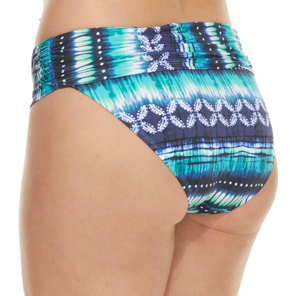 Bleu Rod Beattie Sun Sea & Sand Sarong Hipster Bikini Bottom 4 Navy NWT - Picture 2 of 7